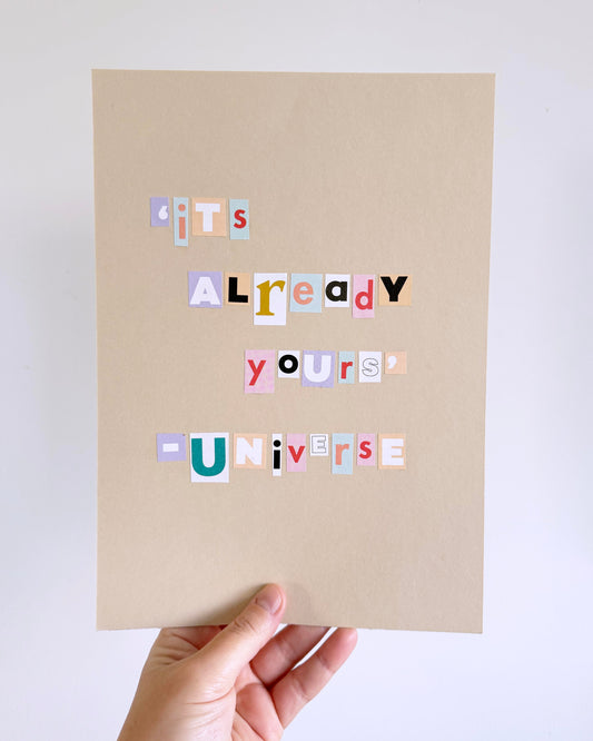 Original: It's Already Yours, The Universe